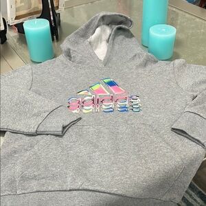 Adidas Gray Hoodie Sweater for girls